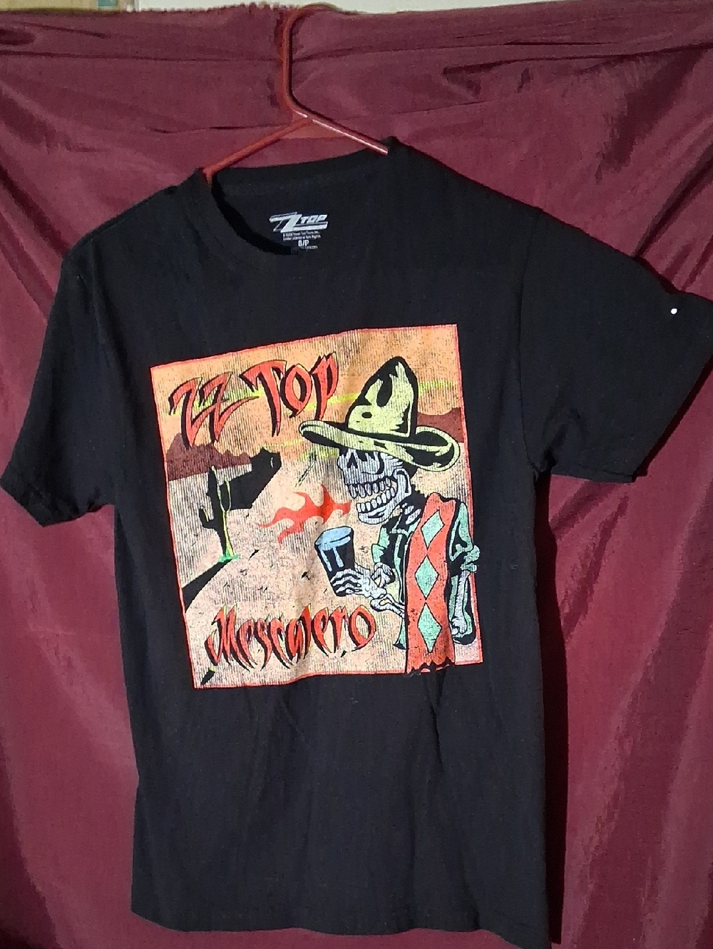 Black 'Masquerero' Graphic Short Sleeve Tee